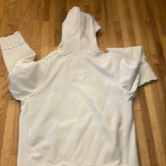 Men's White Hoodie - Picture 3 of 3